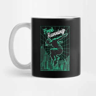 Parkour Freerunner Retro Themed Gift Mug